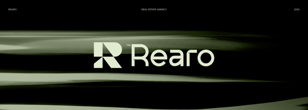 Rearo real estate logo design