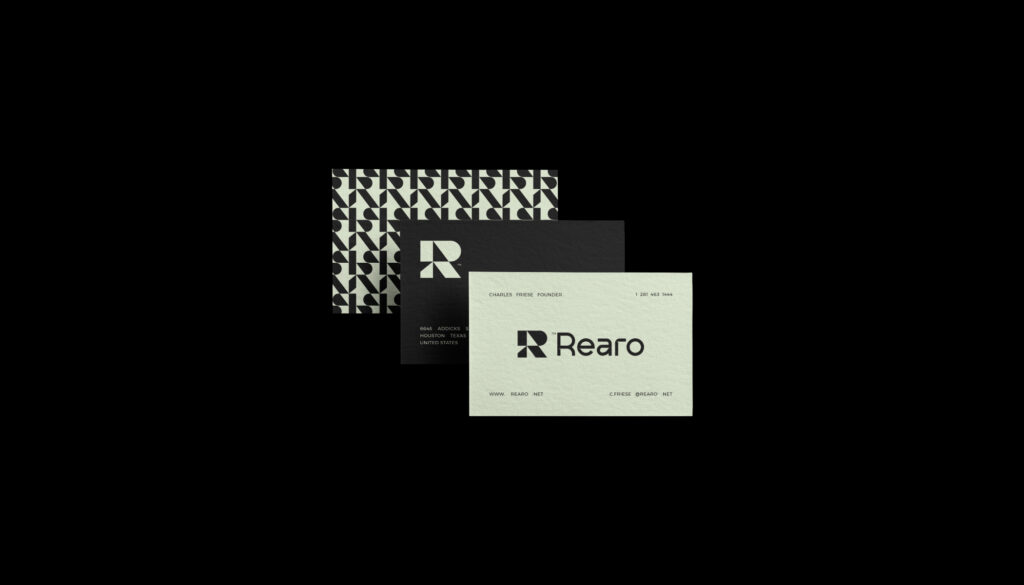 Visiting card of rearo